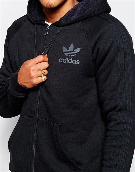 men's black adidas hoodie